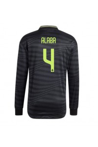 Real Madrid David Alaba #4 Voetbaltruitje 3e tenue 2022-23 Lange Mouw